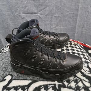 %Size 13 Nike Air Jordan 9 Retro Bred Men 302370-014 Black Red AJ15